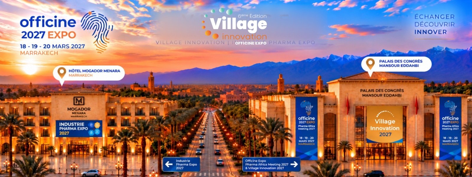 Officine Expo 2027 et Village Innovation à Marrakech